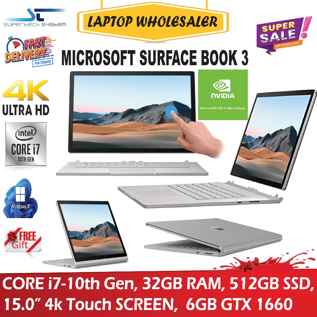 Microsoft Surface Book 3 - Kuasa dan Ketahanan