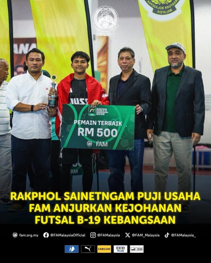 FAM Menerajui Kejohanan Futsal B-19 Kebangsaan: Memupuk Bakat Muda Negara