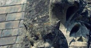 Perpaduan Zaman: Kucing Berusia 630 Tahun dan Anak Kucing di Atas Château de…