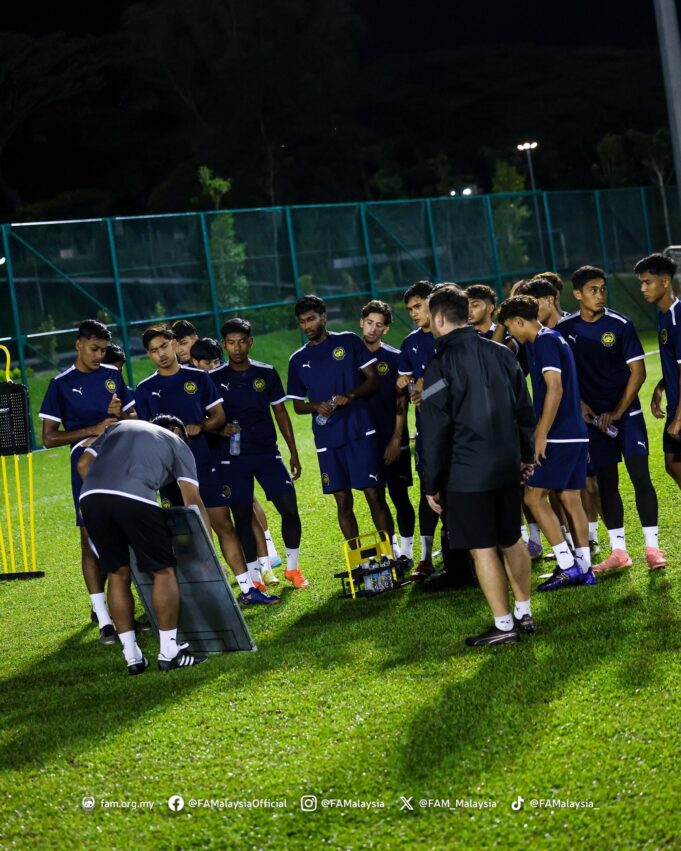 Skuad Harimau Malaya B-23 Bersedia Hadapi Cabaran Melalui Sesi Latihan Intensif Kendalian Nafuzi Zain