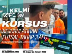 Kursus Kejurulatihan Futsal AFC Level 3: Membangunkan Kemahiran dan Strategi dalam Futsal di Malaysia