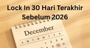 30 Hari Terakhir: Persediaan Awal untuk Azam Tahun Baru