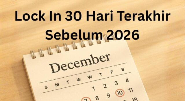 30 Hari Terakhir: Persediaan Awal untuk Azam Tahun Baru