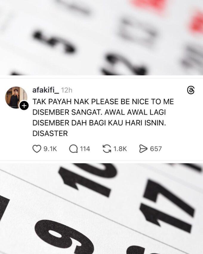 Pembukaan Disember: Menyambut Hari Isnin dengan Semangat Baru