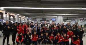 Skuad Malayan Tigress Bersiap Menyambut Cabaran Antarabangsa di Lapangan Terbang Antarabangsa H…