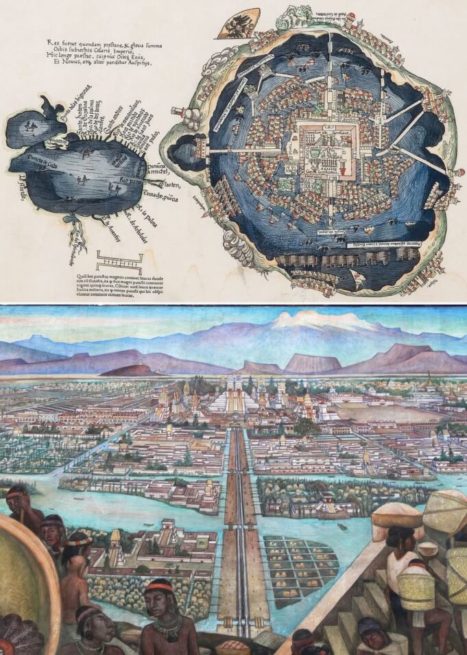 Peta Eropah Pertama Tenochtitlan: Gambaran Awal Ibukota Empayar Aztec (1524)