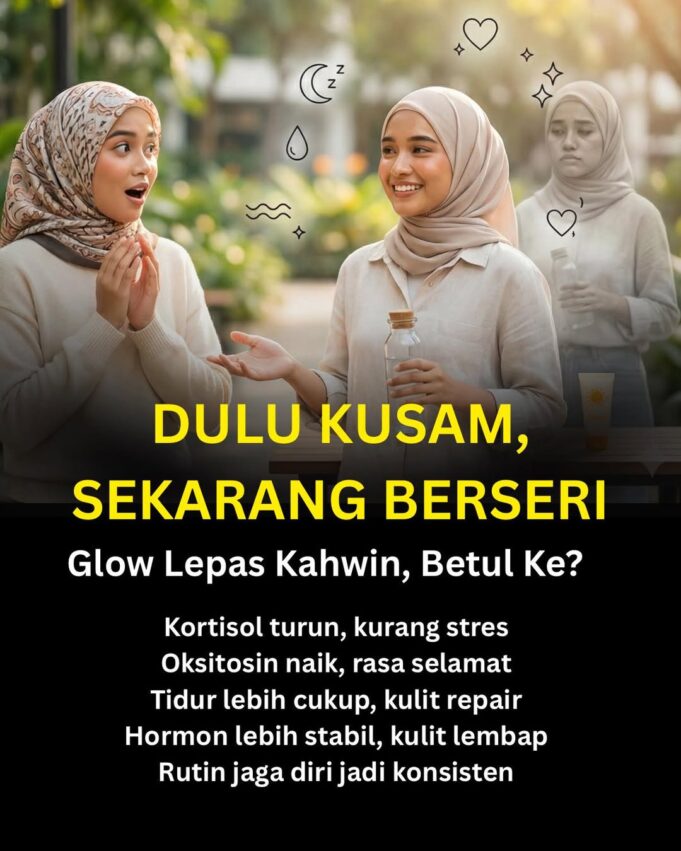 Transformasi Menakjubkan: Dari Muka Biasa ke Kecantikan Pasca Kahwin