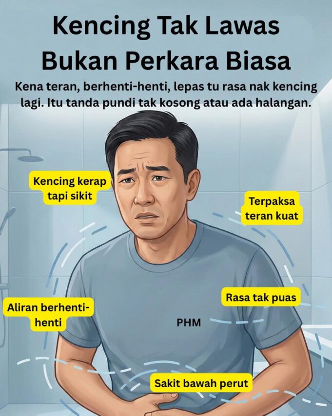 Gejala Kencing Tak Selesai: Punca dan Cara Mengatasi