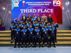 Penghargaan Cemerlang: Skuad Futsal Harimau Malaya Terima Hadiah Tempat Ketiga