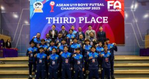 Penghargaan Cemerlang: Skuad Futsal Harimau Malaya Terima Hadiah Tempat Ketiga