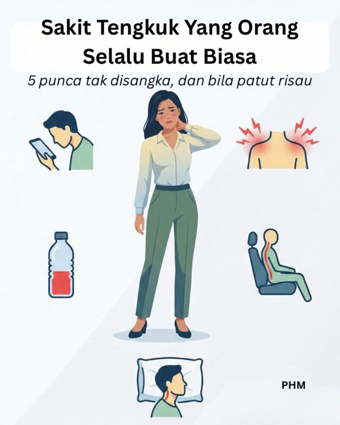 Kenali Punca Sakit Tengkuk: Jangan Semudahnya Salahkan Bantal!