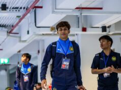Sambutan Hangat Ketibaan Skuad Futsal Harimau Malaya B-19 di Stadium
