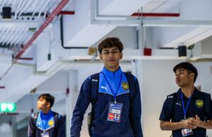 Sambutan Hangat Ketibaan Skuad Futsal Harimau Malaya B-19 di Stadium