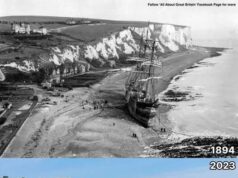 Firth of Cro…: Kapal Besi Terdampar di St Margaret’s Bay, 1894