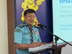 Ahli pengakap berperanan sebagai ejen keselamatan dalam masyarakat.