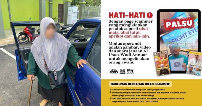 Nenek bertongkat dari Perlis tiba di pasar, dengan harapan mencari ubat dari Ustaz Wadi Anuar. Dalam perjalanannya, dia merasa was-was dengan teknologi moden yang sering menipu. Namun, keinginannya untuk mendapatkan ubat itu lebih besar daripada rasa takutnya.
Setibanya di kedai, dia bertemu dengan wajah-wajah baru yang kelihatan ramah. Setelah berbincang, nenek itu dijelaskan tentang ubat yang efektif, tetapi ada juga yang tidak berkesan. Dengan berhati-hati, dia memilih ubat yang dikatakan dapat membantunya. Dalam hatinya, dia berdoa agar pilihan yang dibuatnya tepat dan bukan hanya sekadar diperdaya oleh kecanggihan zaman.
