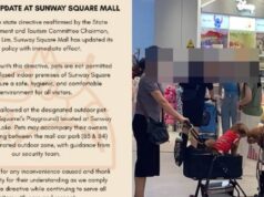 Prihatin terhadap kebimbangan pengunjung, Sunway Square Mall mengambil langkah tegas dengan melarang kemasukan haiwan ke dalam premis. Keputusan ini diambil untuk memastikan keselamatan dan keselesaan semua pengunjung. Mall berkenaan berharap dengan larangan ini, suasana lebih selesa dapat terjamin dan kebersihan premis dapat dipelihara.