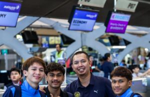 Skuad Futsal Harimau Malaya B-19 Tiba di Suvarnabhumi untuk Misi Kejohanan