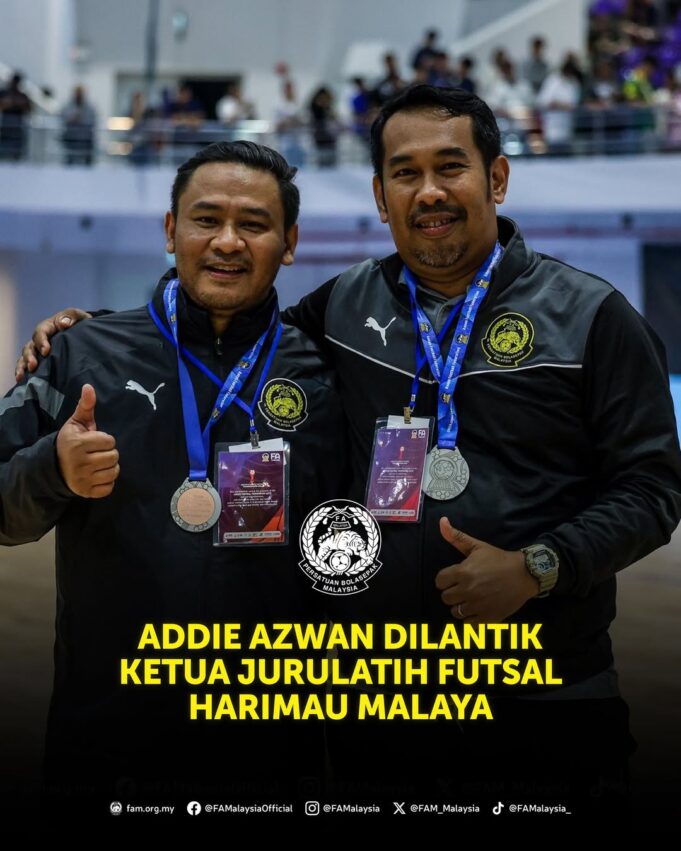 ADDIE AZWAN DILANTIK SEBAGAI KETUA JURULATIH FUTSAL HARIMAU MALAYA: LANGKAH MENUJU KECEMERLANGAN