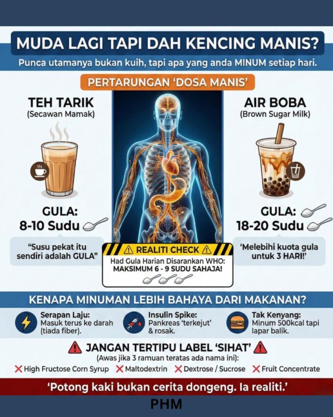 Kencing Manis di Kalangan Muda: Kesedaran Akan Punca yang Jarang Diketahui