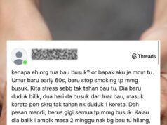 Menangani Perubahan Bau Badan Ibu Ayah Ketika Usia Lanjut
