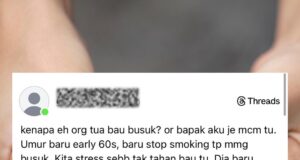 Menangani Perubahan Bau Badan Ibu Ayah Ketika Usia Lanjut