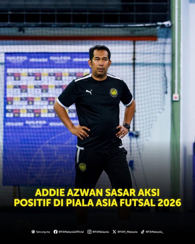 Addie Azwan Optimis Cipta Kejayaan di Piala Asia Futsal 2026