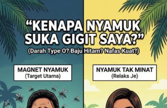 Tajuk: “Faktor-Faktor Kenapa Nyamuk Suka Gigit Anda Lebih Dari Orang Lain”