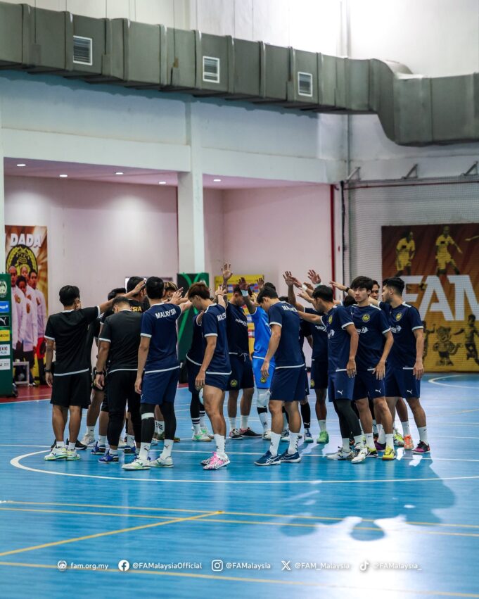 Skuad Futsal Harimau Malaya Terus Berlatih Bersedia Hadapi Cabaran Akan Datang