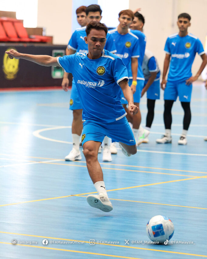 Persediaan Akhir Skuad Futsal Harimau Malaya di Bawah Bimbingan Addie Azwan Zainal