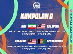 Skuad Futsal Harimau Malaya Sedia Menyambut Cabaran Baru di P…