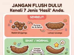 Perhatian Penting: Semak Sebelum Flush!