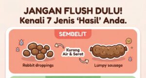 Perhatian Penting: Semak Sebelum Flush!