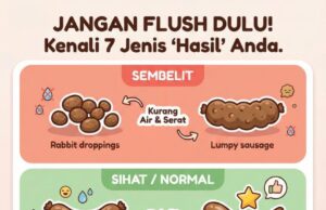 Perhatian Penting: Semak Sebelum Flush!