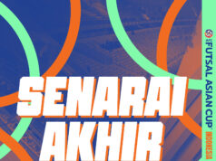 Senarai Akhir 14 Pemain Futsal Kebangsaan yang Dipilih Ketua Jurulatih