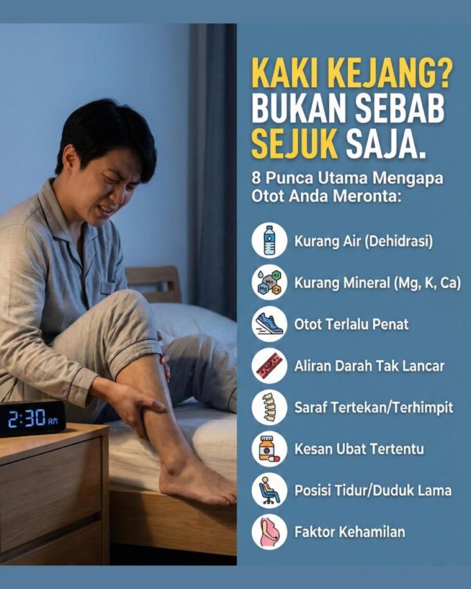 Kejutan Tengah Malam: Betis Keras dan Sakit yang Menggangu Tidur
