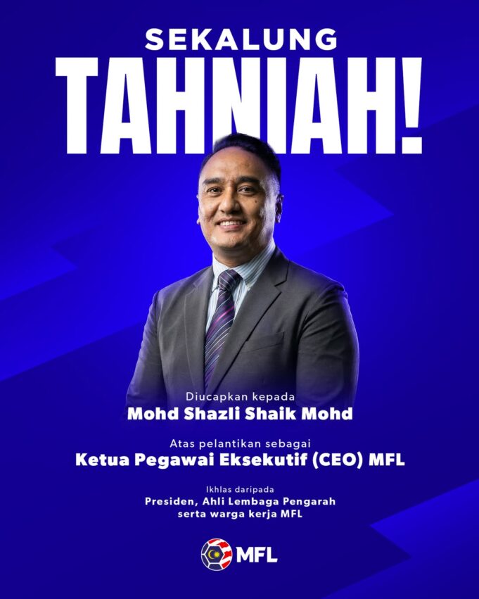 Pelantikan Mohd Shazli Sebagai CEO MFL: Langkah Strategik Menuju Transformasi Liga