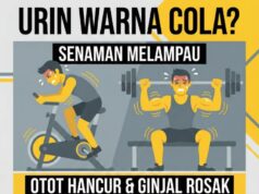 Amaran Kesihatan: Air Kencing Warna Coca-Cola Selepas Senaman – Isyarat Otot Anda Terancam!