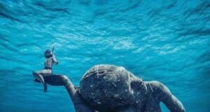 Keajaiban Laut: Patung Bawah Air Terbesar di Dunia, ‘Underwater Atlas’ di Bahamas