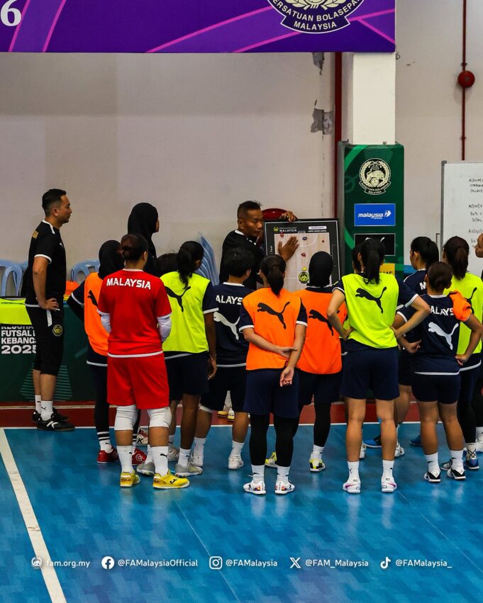 Futsal Malayan Tigress Mula Kem Latihan di Bawah Kendalian Jamhuri Zainuddin