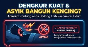 Apakah Dengkur dan Henti Nafas Semasa Tidur Berisiko untuk Kesihatan Suami Anda?