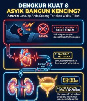 Apakah Dengkur dan Henti Nafas Semasa Tidur Berisiko untuk Kesihatan Suami Anda?