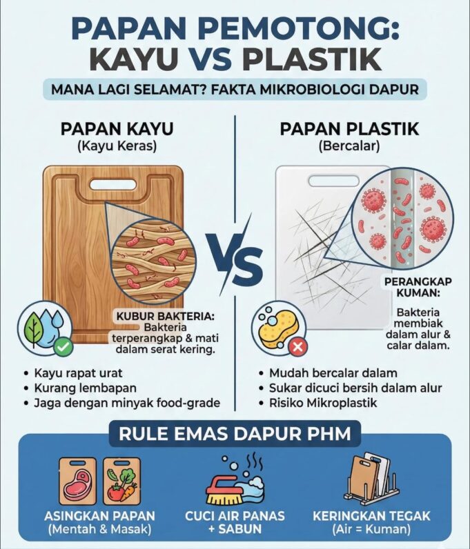 Keperluan Modernisasi: Menggantikan Papan Kayu dengan Plastik yang Lebih Higenik
