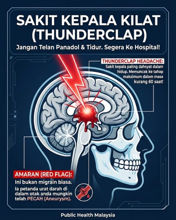 Sakit Kepala Mendadak: Tanda Amaran yang Perlu Diketahui