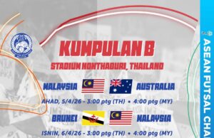 Harimau Malaya Bersedia Menghadapi Cabaran Australia di Pentas Futsal