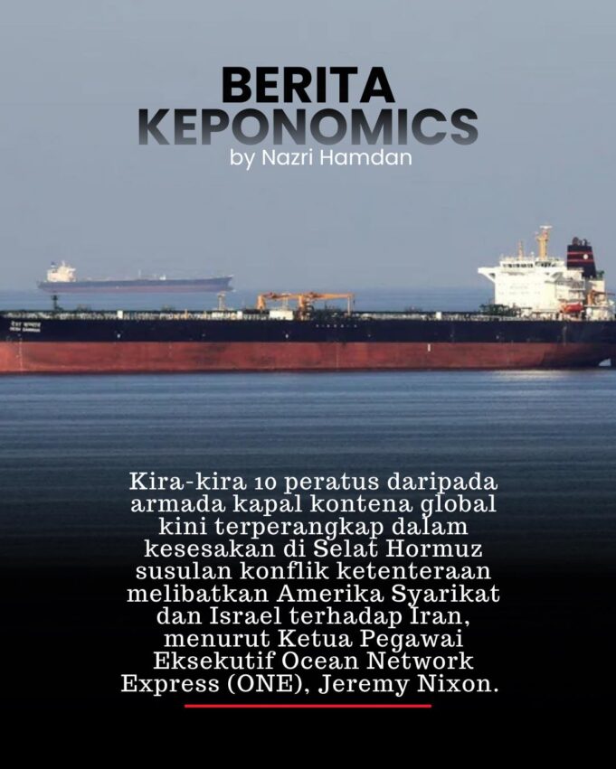 “Isu Kapal Kontena: 10% Armada Global Terperangkap dan Impaknya”