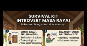 Ekspresi Kegembiraan Geng Extrovert: Pulang ke Kampung untuk Beraya!