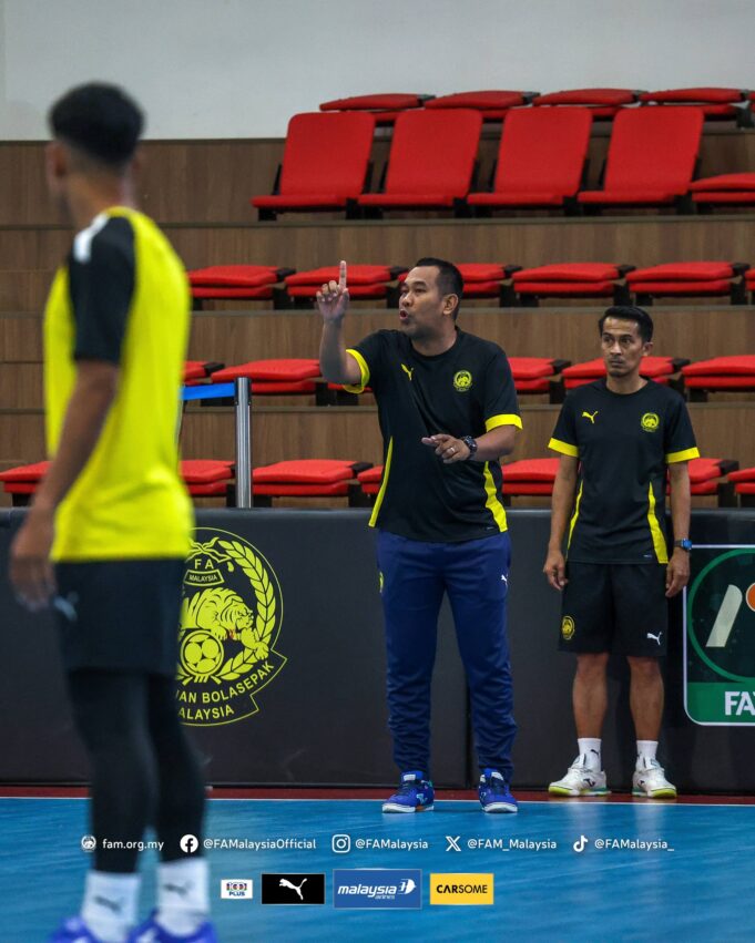 Skuad Futsal Harimau Malaya Bersiap Sedia Hadapi Cabaran Mendatang