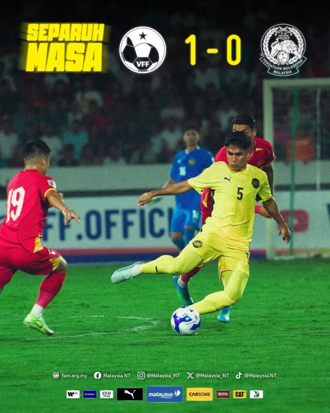 Kelebihan Tipis: Analisis Separuh Masa Pertama 1-0