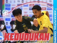 Keputusan Akhir Kumpulan B: Kejuaraan Futsal ASEAN 2026